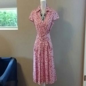 Chadwick's red & white dress